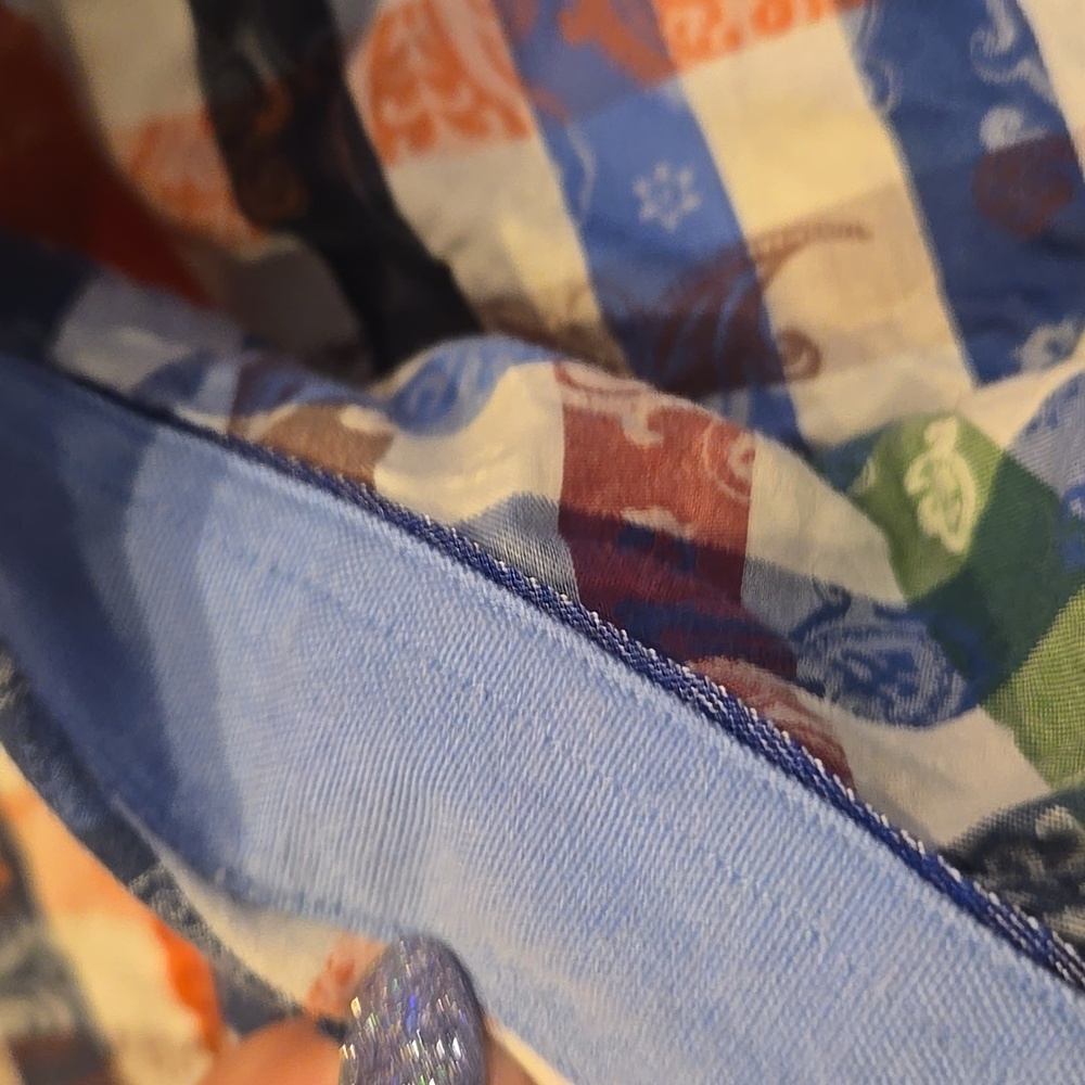 Tommy Bahama Multi-Color Paisley Print Stylish Button-Down Shirt - Picture 6 of 12